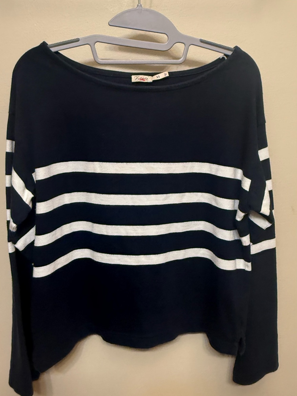 Faherty Sport London - Navy and White boat neck